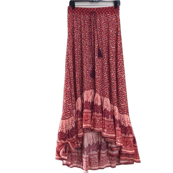 Nightcap Boho Ruffled Off The Shoulder Skirt Set NEW - Picture 3 of 13